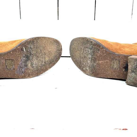 Western suede leather fringe festival boots - Picture 6 of 9